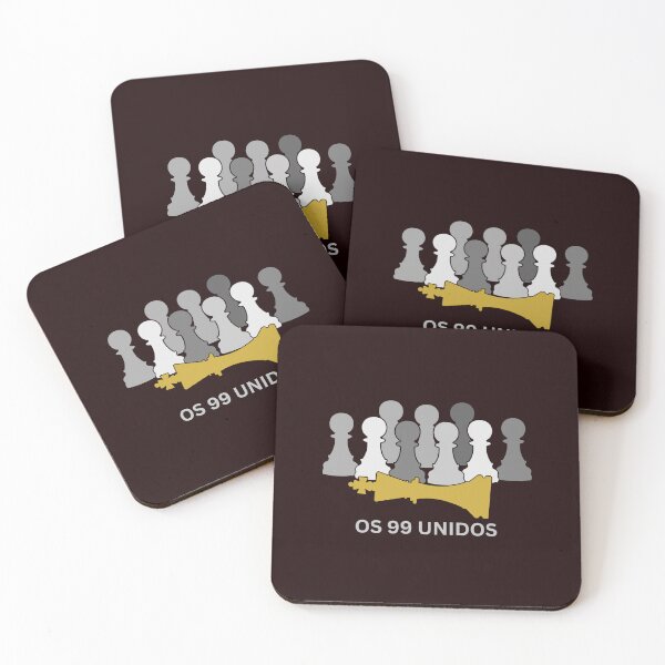 Item preview, The 99 United (Portuguese (Português))- Worldwide Unity of the 99% (Greyscale Pawns w/ Gold King) designed and sold by  The 99 United.