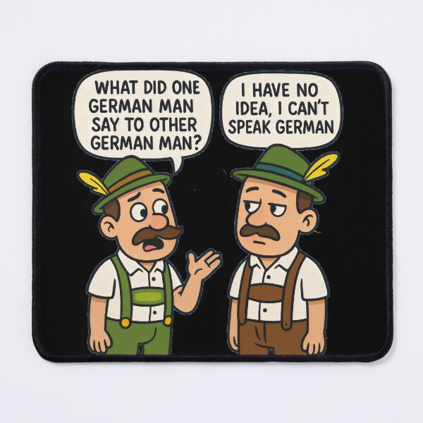 Item preview, German Joke – I Can’t Speak German Funny Quote designed and sold by Punny Graves.
