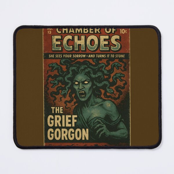 Item preview, Issue #13: The Grief Gorgon (Vintage Horror Comic) - Halloween designed and sold by WhisperFrame.