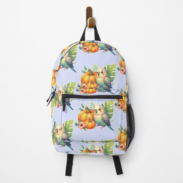 Item preview, Autumn Pumpkin Parrot – Cute Tropical Fall Bird Illustration designed and sold by Sugar Wisdom .