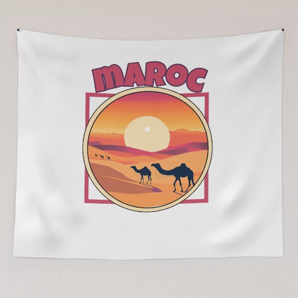 Item preview, Moroccan Sunset Desert Scene designed and sold by dijjaboutique.