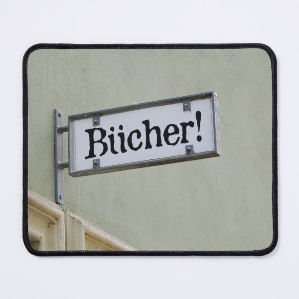 Item preview, Bucher... Small book sign above a bookstore in Germany.  designed and sold by Photopat.