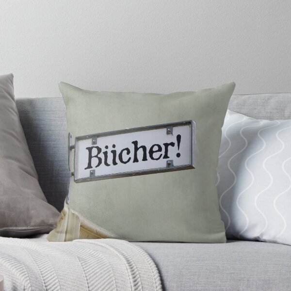 Item preview, Bucher... Small book sign above a bookstore in Germany.  designed and sold by Photopat.