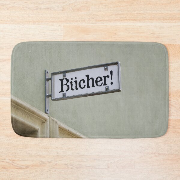 Item preview, Bucher... Small book sign above a bookstore in Germany.  designed and sold by Photopat.