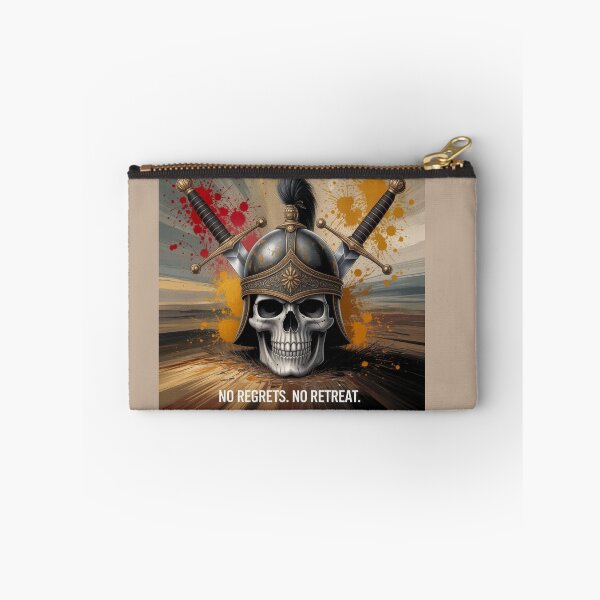 Item preview, No Regrets.Noe Retreat Skull - Viking Warrior Art designed and sold by kalvey64.