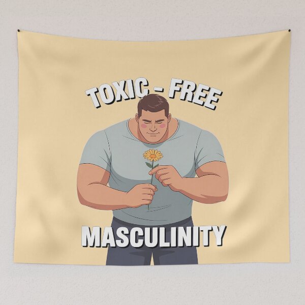 Item preview, Fragile Masculinity Toxic-Free Masculinity designed and sold by KateLeap.