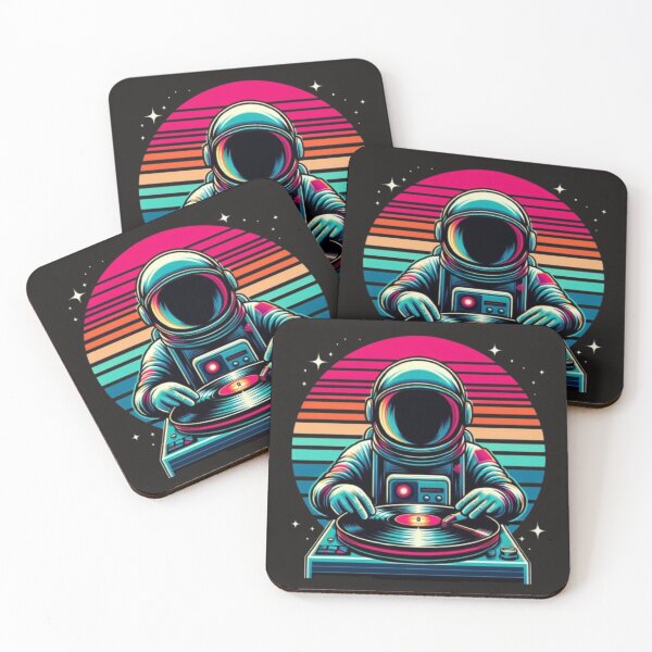 Item preview, Neon Astronaut DJ designed and sold by JCDreamcraft.