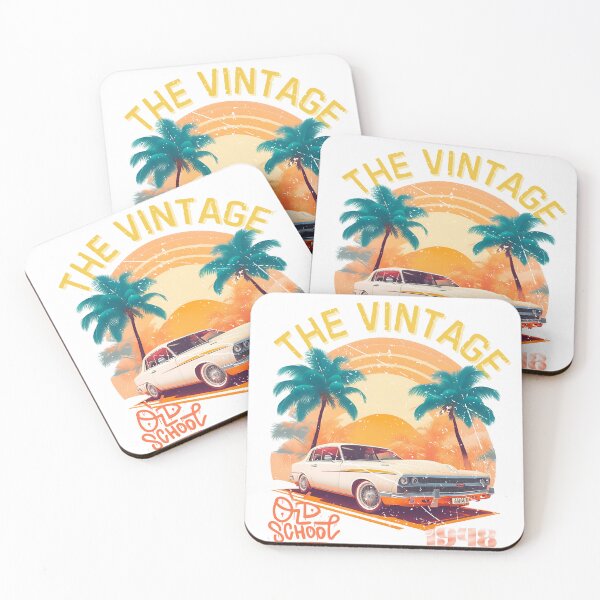 Item preview, Retro Vintage Car Illustration Design designed and sold by Fcustomdesigns.