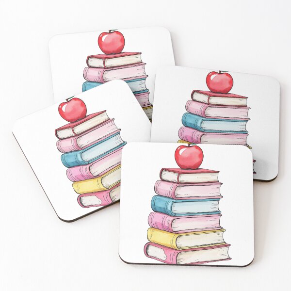 Item preview, Readers Love Knowledge | Apple on Book Stack Design for Bookworms and Students designed and sold by KiValuate.