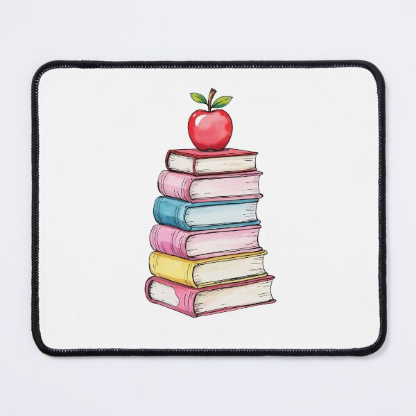 Item preview, Readers Love Knowledge | Apple on Book Stack Design for Bookworms and Students designed and sold by KiValuate.