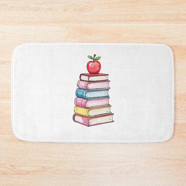 Item preview, Readers Love Knowledge | Apple on Book Stack Design for Bookworms and Students designed and sold by KiValuate.