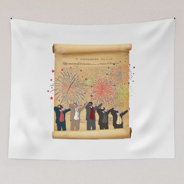 Item preview, The Declaration of Independence Committee of Five Dabbing designed and sold by SassyYetClassy.
