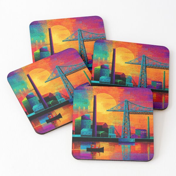 Item preview, Sunrise on The River Tees designed and sold by NdotoPop.