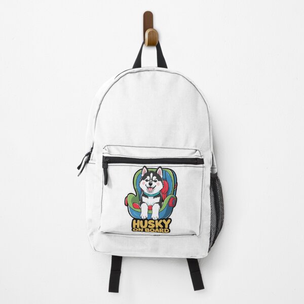 Item preview, Husky On Board | Funny Dog Car Sign Design for Pet Owners and Travelers designed and sold by KiValuate.