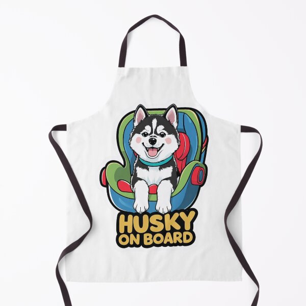 Item preview, Husky On Board | Funny Dog Car Sign Design for Pet Owners and Travelers designed and sold by KiValuate.