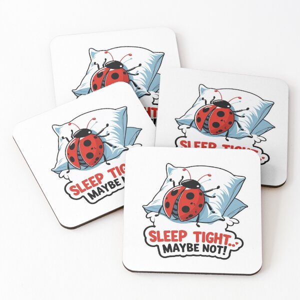 Item preview, Sleep Tight Maybe Not! | Funny Bed Bug Humor Design for Stickers, T-Shirts, and Gifts designed and sold by KiValuate.