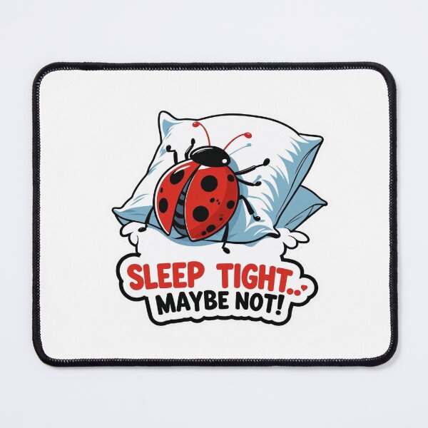 Item preview, Sleep Tight Maybe Not! | Funny Bed Bug Humor Design for Stickers, T-Shirts, and Gifts designed and sold by KiValuate.