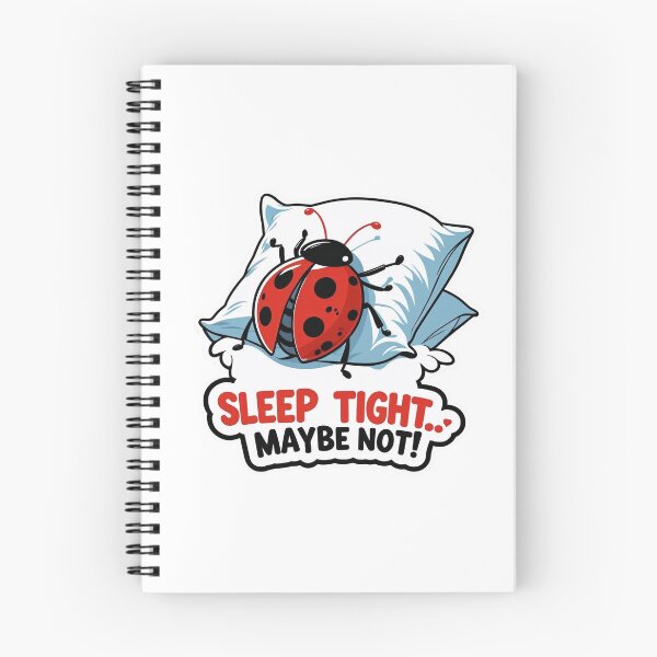 Item preview, Sleep Tight Maybe Not! | Funny Bed Bug Humor Design for Stickers, T-Shirts, and Gifts designed and sold by KiValuate.