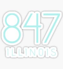 ILLINOIS 847 • ROBIN Sticker