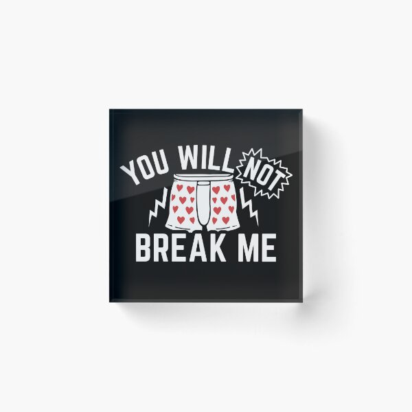 Item preview, You Will Not Break Me Dungeon Crawler Carl Quot with Heart Boxers designed and sold by BootsBoots.