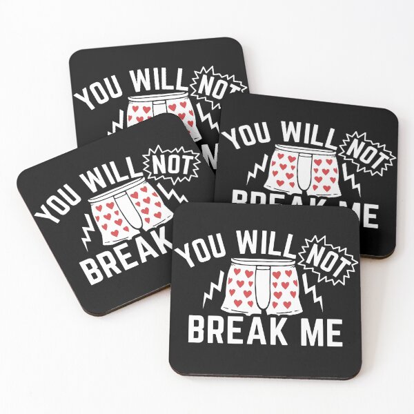 Item preview, You Will Not Break Me Dungeon Crawler Carl Quot with Heart Boxers designed and sold by BootsBoots.