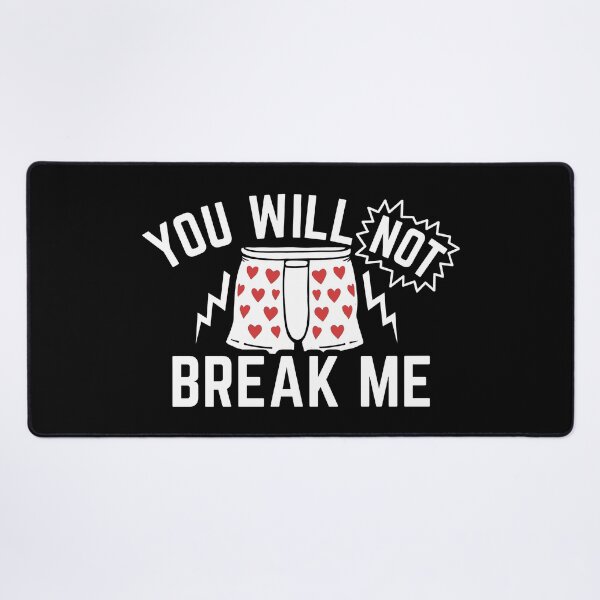 Item preview, You Will Not Break Me Dungeon Crawler Carl Quot with Heart Boxers designed and sold by BootsBoots.