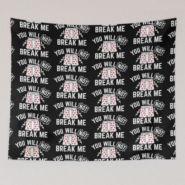 Item preview, You Will Not Break Me Dungeon Crawler Carl Quot with Heart Boxers designed and sold by BootsBoots.