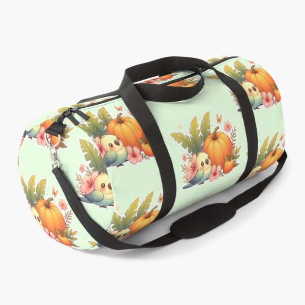 Item preview, Autumn Pumpkin Parrot – Cute Tropical Fall Bird Illustration designed and sold by Sugar Wisdom .