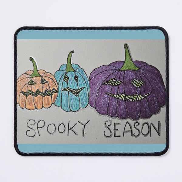 Item preview, Spooky Season doodle art pumpkins by Fallen Angel Art designed and sold by FallenAngelArt.