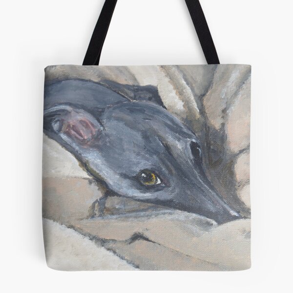 Item preview, Snuggly whippet  designed and sold by JenDawlishArt.