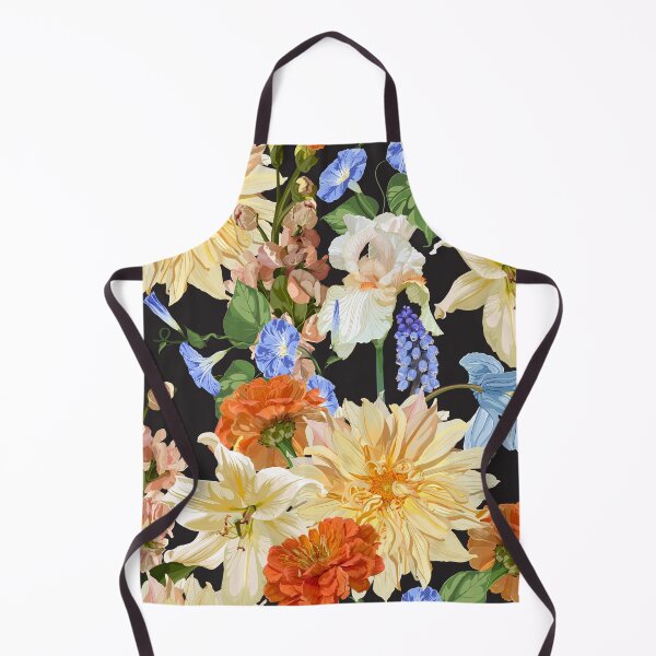 Item preview,  Garden beige flowers. Magical lily, dahlia, iris flowers.  designed and sold by MatyKotiv.