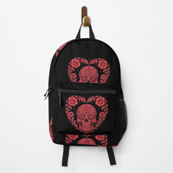 Item preview, Ornamental skull with floral heart designed and sold by LucMediaShop.