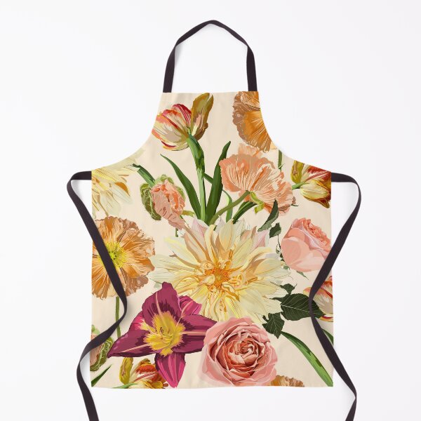 Item preview, Seamless Pattern. Garden beige flowers. Magical roses, dahlia, tulip flowers.  designed and sold by MatyKotiv.