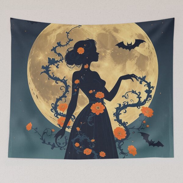 Item preview, Moonlight witch, Halloween Artwork designed and sold by HilariousOwl.