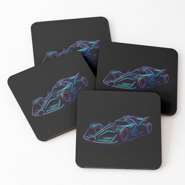 Item preview, Neon Speed Racer – Futuristic Car Art designed and sold by Jcob_ART.