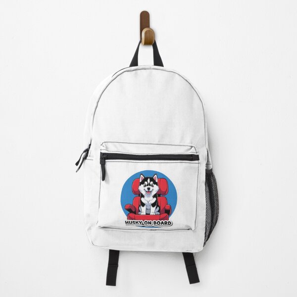 Item preview, Husky On Board | Cute and Funny Dog Travel Design for Car Lovers designed and sold by KiValuate.