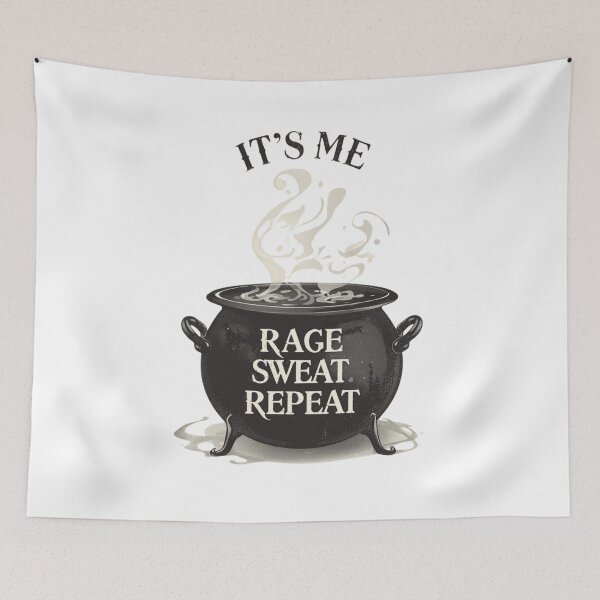 Item preview, Rage Sweat Repeat – Menopause Humor Cauldron | WDNC Club designed and sold by jelonkaa.