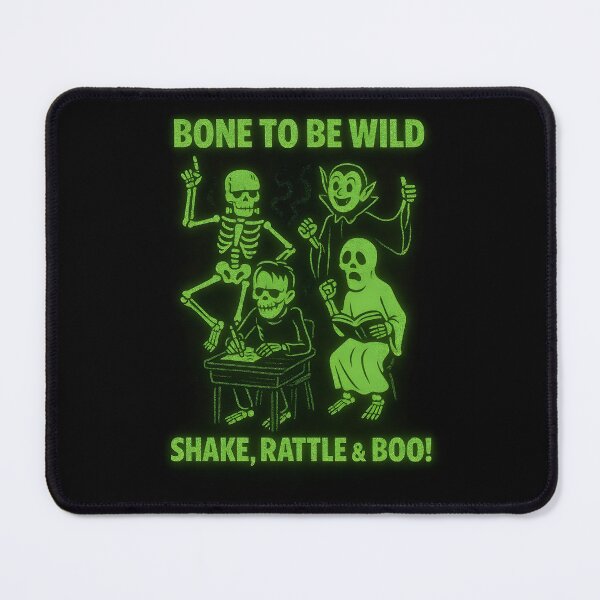 Item preview, Bone to Be Wild – Glow-Style Skeleton Dance Party (Kid-Friendly Halloween Design) designed and sold by WhisperFrame.