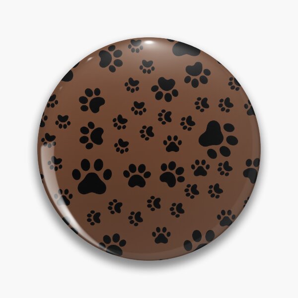 Item preview, Black Paw Prints on Brown designed and sold by KSimpson838.