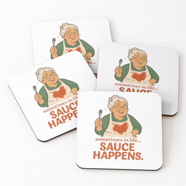 Item preview, Sometimes In Life... Sauce Happens - Happy Granny  designed and sold by SauceHappens.