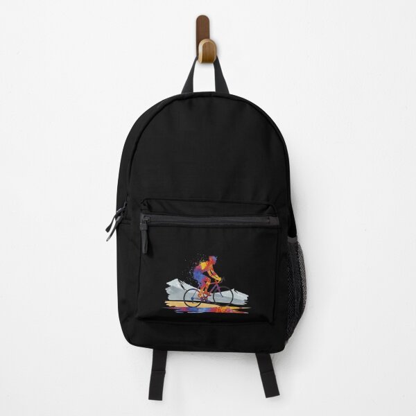 Item preview, Vibrant Watercolor Cyclist Silhouette designed and sold by All-Shopping.