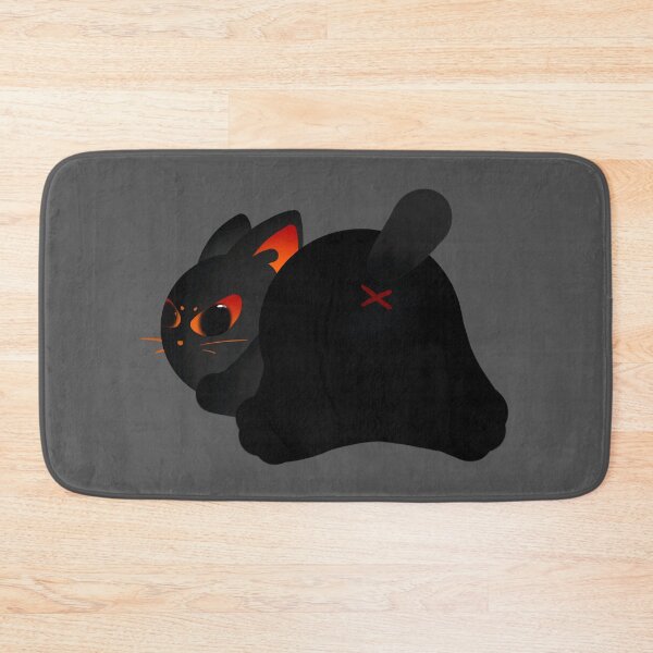 Item preview, Chubby Black Cat with Attitude designed and sold by Lil’ Ember Eyes.