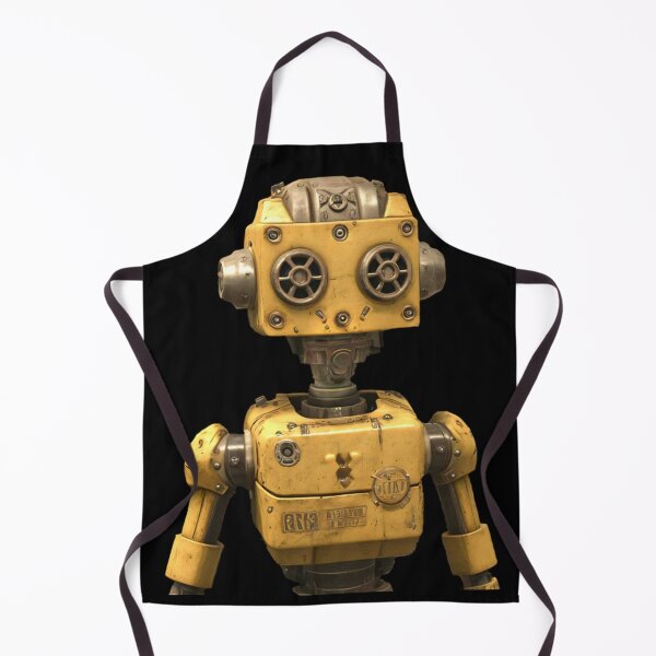 Item preview, Robot Worker Droid Yellow Sci-Fi designed and sold by Static-Fractal.