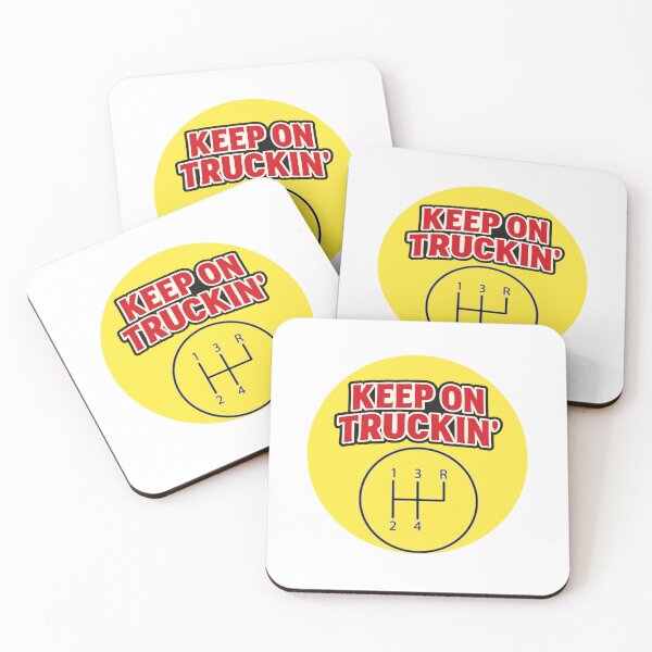 Item preview, Keep On Truckin’ Gear Shift Retro Design – Truck Driver Gift designed and sold by SHOP SOUS⭐⭐⭐⭐⭐.