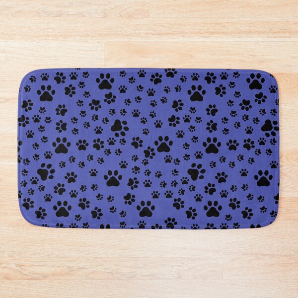 Item preview, Black Paw Prints on Blue designed and sold by KSimpson838.