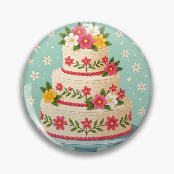Item preview, Charming crocheted birthday cake designed and sold by Ponted.
