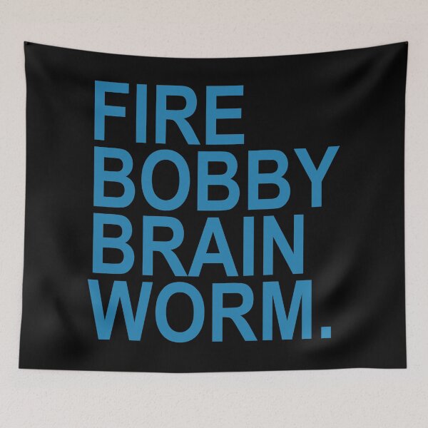 Item preview, Fire Bobby Brain Worm - STEEL BLUE designed and sold by Thelittlelord.