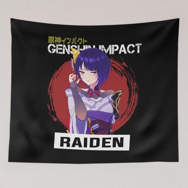 Item preview, Raiden - Genshin Impact designed and sold by Vivzie-Art.