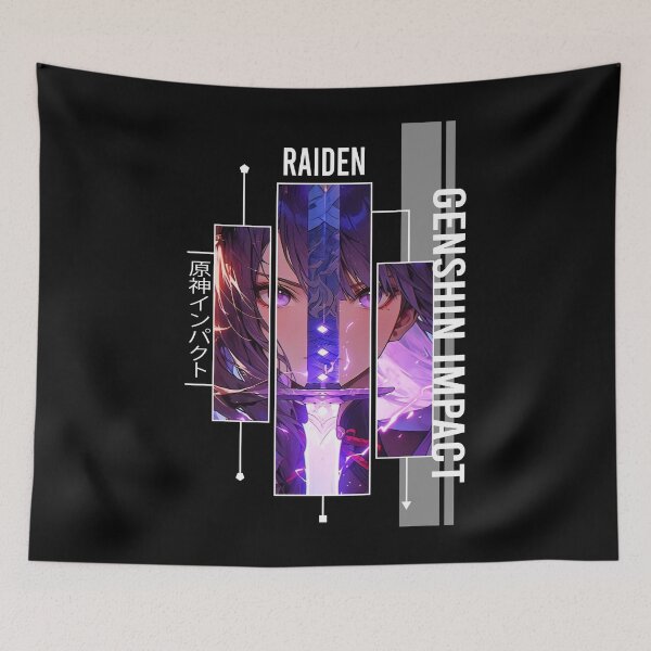 Item preview, Raiden - Genshin Impact designed and sold by Vivzie-Art.
