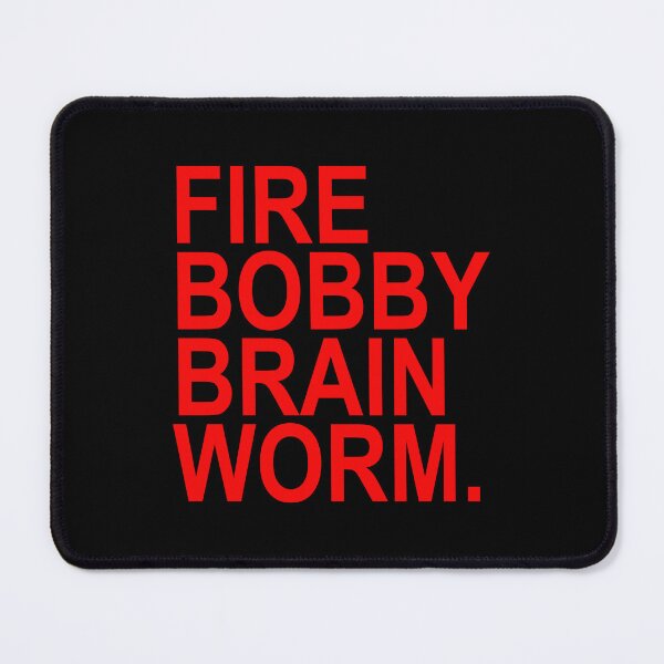 Item preview, Fire Bobby Brain Worm (DANGER RED) designed and sold by Thelittlelord.